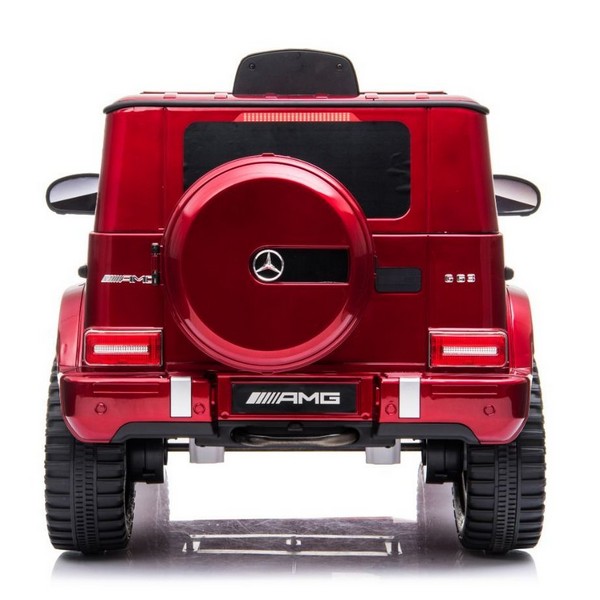 Продукт Акумулаторен джип Licensed Mercedes AMG G63, 12V с меки гуми и кожена седалка - 0 - BG Hlapeta